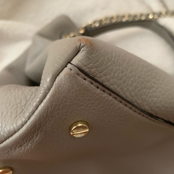 Beautiful Gray Soft Leather Tory Burch Purse - Picture 11 of 14